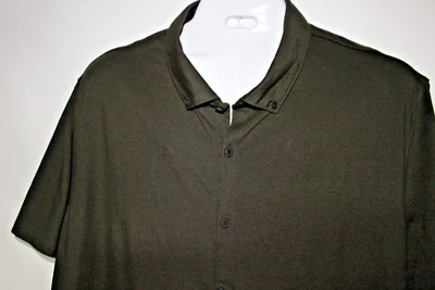 MERCER + METTLE GREEN PERFORMANCE S/S Button-Up CAMP SHIRT SZ: 3XL 3X  PRE-OWNED - Image 1 of 2