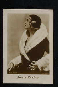 Anny Ondra Vintage Movie Film Star Trading Photo Card Mercedes