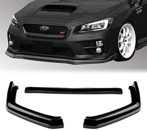 EPARTS 3 Pezzi Paraurti Anteriore Spoiler Labbro Sdoppiatore Corpo Laterale Kit Protezione Assetto - Foto 1 di 5