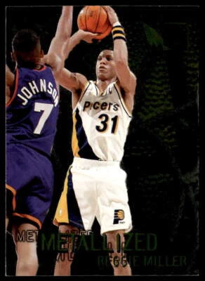 1996 Metal #129 Reggie Miller   Basketball - Image 1 of 2
