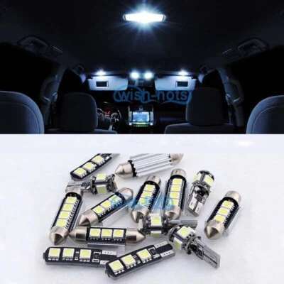 White Interior LED Light Kit For 04-10 BMW 6 series E63 E64 M6 645ci 650i M+Tool Foto 1 de 4