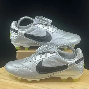 Nike Premier III 3 FG Silver Black AT5889-004 Soccer Cleats Men’s 8/ Women’s 9.5 - Picture 1 of 9
