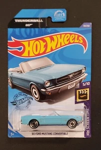 Hot Wheels HW Screen Time 5/10 '65 Ford Mustang Convertible Thunderball 007 - Picture 1 of 2