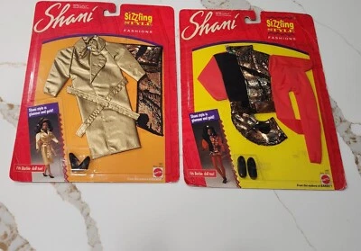 DOIS! 1991 Mattel SHANI boneca Barbie moda estilo escaldante moda #5967 #5969 - Imagem 1 de 4