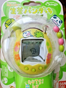 Tamagotchi Namacha Pandatchi Entama Chou Jinsei Enjoi Panda Tea Yellow Flowers - Picture 1 of 7