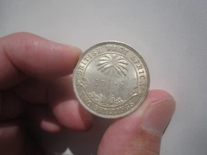 ALTA CALIDAD 1913 BRITISH WEST AFRICA 2 CHELINES - Imagen 1 de 2