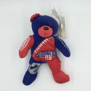 SUPER BOWL LXll 42, Stuffed Plush Teddy Bear, NFL  Arizona vs NY GIANTS Champion - Picture 1 of 7
