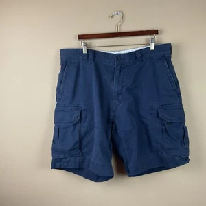 Polo Ralph Lauren Cargo Shorts Men's 40 X 10 Cotton Blue Pockets Flat Front - Picture 1 of 11