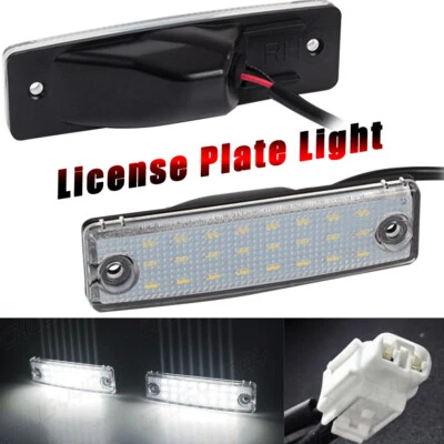 Para Toyota 4Runner 1996-2019 Blanco Brillante 24-SMD Luces LED Matrícula Lámpara Foto 1 de 4