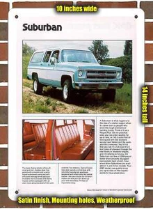 Blechschild - 1976 GMC Jimmy Suburban Rally Wagon (Schild Variante #4) - Bild 1 von 1