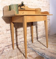 ***Antiker Landhaus Kinderschreibtisch Arbeitstisch Damentisch Aufsatz Weichholz