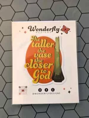 Green L.E. Smith Swung Vase Sticker • Mid Century Modern • Vintage Art Glass - Image 1 of 2