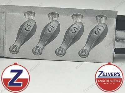 1106 New Do It Bank Sinker Mold - Production Style 4 cavities of size 2 oz - 007 - Image 1 of 4