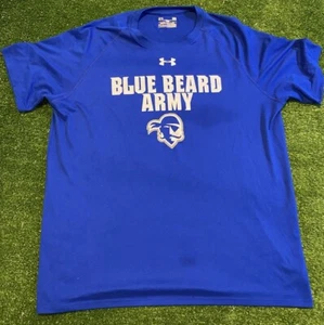 Seton Hall Pirates shirt mens large blue white basketball Under Armour NCAA 32 - Picture 1 of 9