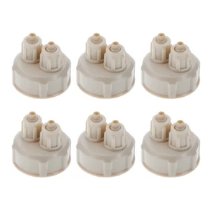 6 Pcs Cap Bottle Lid with Holes Accessories Travel Caps Lids - Picture 1 of 17