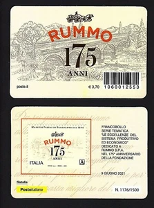 Italia 2021 - Rummo, Benevento - tessera filatelica  - Picture 1 of 1