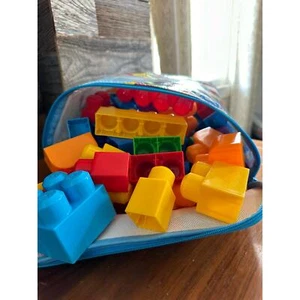 Mega Bloks First Builders Building Toys for Toddlers (80 Pieces) - Blue Bag - Picture 1 of 2
