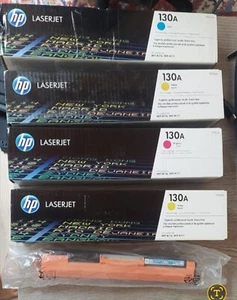 toner HP 130 CMY Lot of 5 new toners - Afbeelding 1 van 1