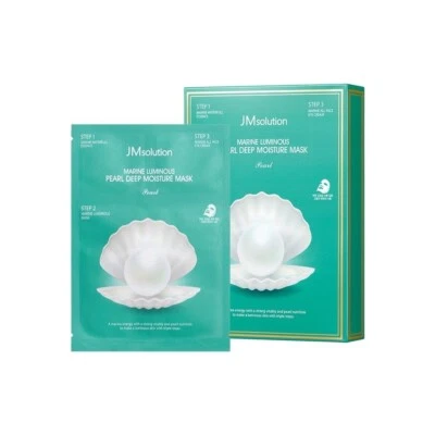 JMsolution Marine Pearl Deep Moisture Mask  10pc + free gift /K-beauty - Image 1 of 3
