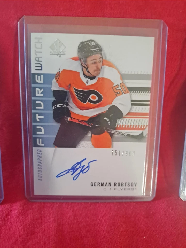 2019-20 UD SP Authentic German Rubtsov Future Watch Rookie #220 AUTO /999 Flyers - Image 1 of 1