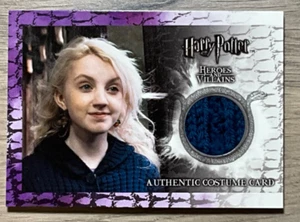 EVANNA LYNCH HARRY POTTER HEROES & VILLAINS LUNA LOVEGOOD COSTUME RELIC #D /550 - Picture 1 of 2