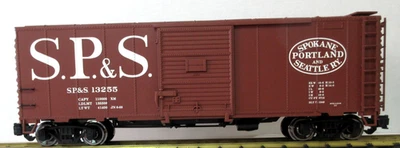ARISTO CRAFT 46048CD SPOKANE, PORTLAND & SEATTLE #13255 STEEL BOX CAR - Image 1 of 4