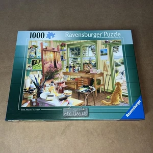Ravensburger My Haven No 11: The Artist's Shed 1000 Piece Jigsaw Puzzle  - Picture 1 of 9