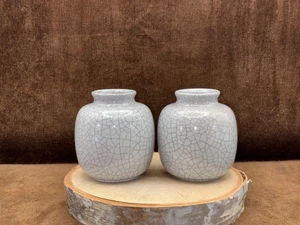 Vintage KARLSRUHE Redware Vase Majolika Craquele Glasur Friedgard Glatzle 5576 - Bild 1 von 24