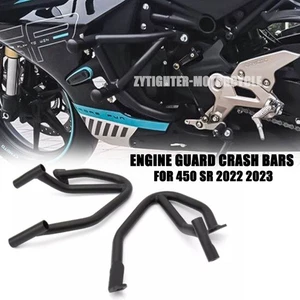 For CFMOTO 450 SR 2022 2023 Highway Engine Guard Bumper Crash Bar Protector - Picture 1 of 6