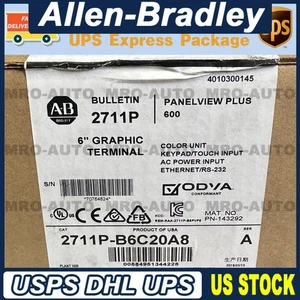 2711P-B6C20A8 AB PanelView Plus Terminal Fast Shipping 2711PB6C20A New AB - Picture 1 of 7