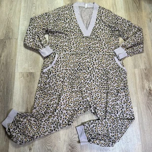 Free People Jumpsuit Intimate Free Just Because Braun Leopard Größe XL Neu ohne Etikett - Bild 1 von 3