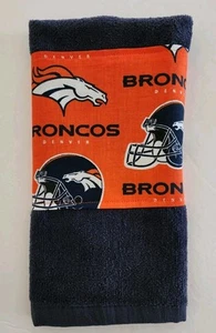 DENVER BRONCOS GOLF TOWEL 18" X 11" W/ GROMMET AND HOOK - Picture 1 of 2
