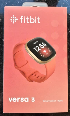 Fitbit Versa 3 - 40 mm - Aluminiumgehäuse - komplett mit Ladegerät und OVP - Bild 1 von 2