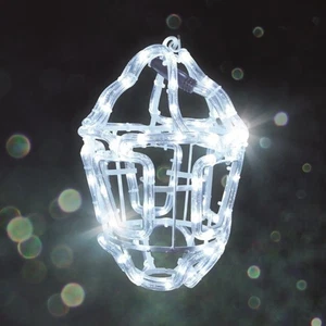 Lanterna LED Natalizia Interno Esterno Sagoma Corda Luce Decorazione - Foto 1 di 9