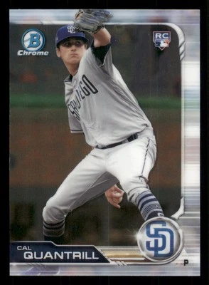 2019 Bowman Chrome #47 Cal Quantrill RC - Image 1 of 2