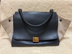 Auténtico bolso de hombro CELINE de cuero trapecio - Imagen 1 de 24