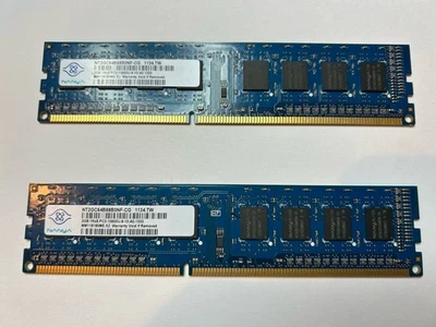 Nanya 2GB DDR3 240 Pin 1333MHZ Memory (Qty 2) - Image 1 of 3