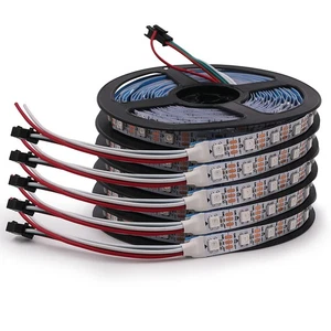 5V RGB LED-Streifen – WS2812B, wasserdicht & biegsam für PC/TV Dekoration - Bild 1 von 24