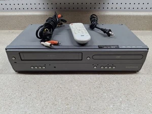 Magnavox DV200MW8 DVD/VCR Combo Player w/ Remote Cords Tested Working Gray - Picture 1 of 12