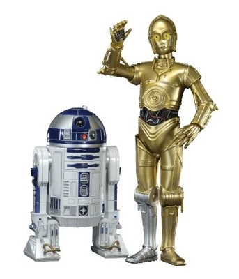 Figura simple pintada de PVC Kotobukiya Star Wars ARTFX + R2-D2 C-3PO escala 1/10 JP Foto 1 de 4