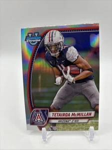 2024 Bowman University Chrome Tetairoa McMillan Refractor #170 Arizona - Picture 1 of 2