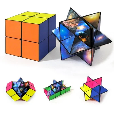 Fidget Toys Infinity Cubes per Bambini Età 6-12 | Idee Regalo Compleanno Divertenti - Immagine 1 di 4