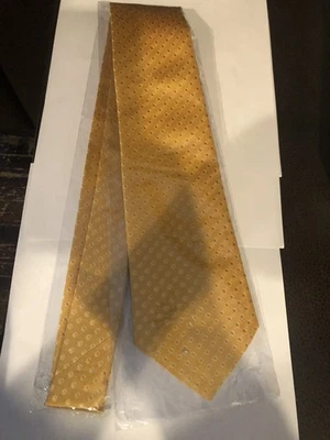 Corbata de seda tejida Golden Turnbull & Asser - Etiqueta real NO presente. Foto 1 de 3