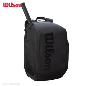 Wilson Roger Federer Tennis Bag Black Pro Staff V13 Super Tour Team Tennis Backp - Picture 1 of 7