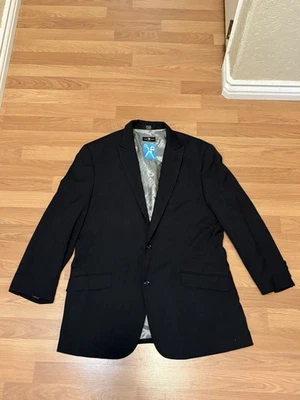 Blazer Marc Ecko Para Hombre 38R Traje Negro Chaqueta 2 Botones Informal Foto 1 de 4