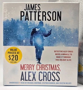 Merry Christmas, Alex Cross by James Patterson 6 CDs Unabridged / New / Sealed - Foto 1 di 5