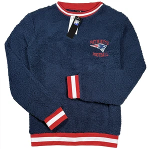 New England Patriots / FOCO / NFL Sherpa Sweatshirt - NWT Mens Large - #48179-N7 - Picture 1 of 1