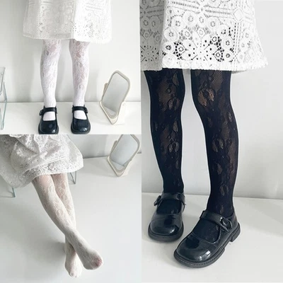 Girl Tights Breathable Soft Tights Little Girl Leggings Newborns Pantyhose Pants - Image 1 of 4