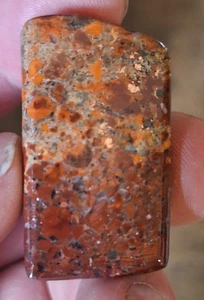 Michigan Kingston Konglomerat mit Kupferstein Cabochon - handgefertigt - Bild 1 von 11