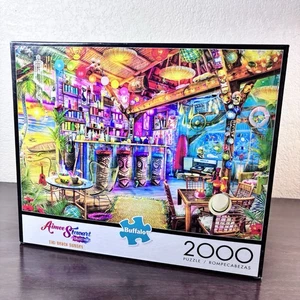 Tiki Beach Sunset By Aimee Stewart Puzzle 2000 Pezzi Giochi Buffalo - Foto 1 di 10